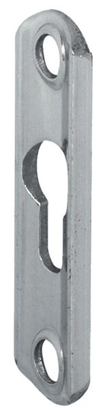 Linsenkopfplatte, zum maschinellen Einlassen, mit 1 Langloch